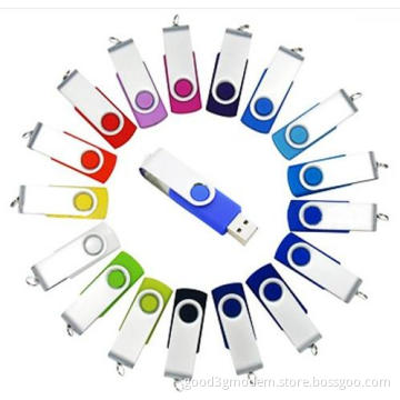 Hot OEM Custom Logo Promotional Gifts Swivel USB Flash Drive